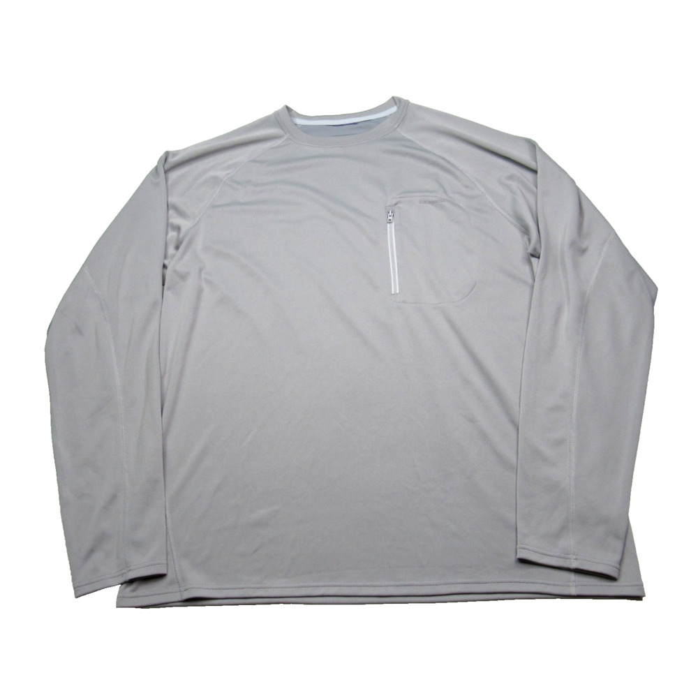 Patagonia Mens Sunshade Crew Shirt Size XL Grey UPF 50 Outdoor Hiking Fishing